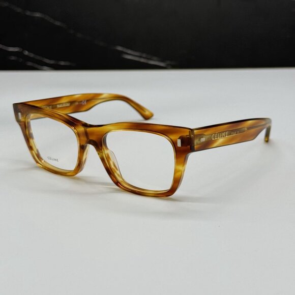 NEW CL50011I 056 CELINE EYEGLASSES HAVANA UNISEX EYEWEAR CELINE  CL 50011I - Picture 1 of 11